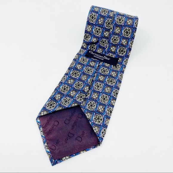 Christian Dior 100% Silk Tie - Picture 3 of 3